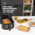 100 Disposable Air Fryer Liners - Rectangular